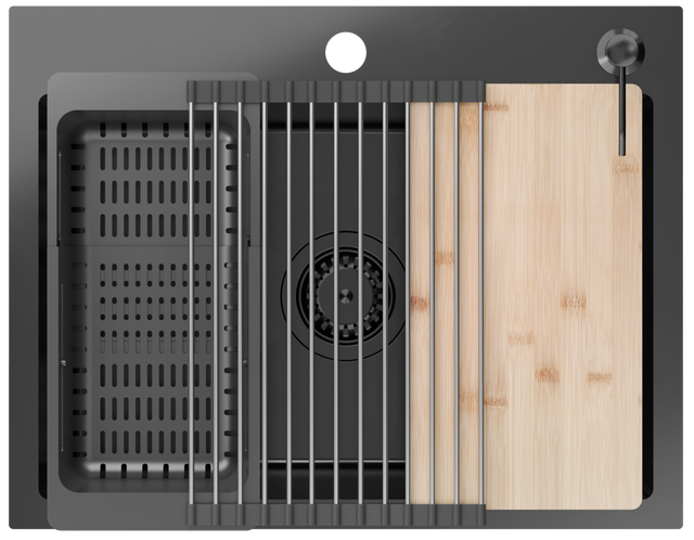 Zlewozmywak stalowy Musso 60 Quadron