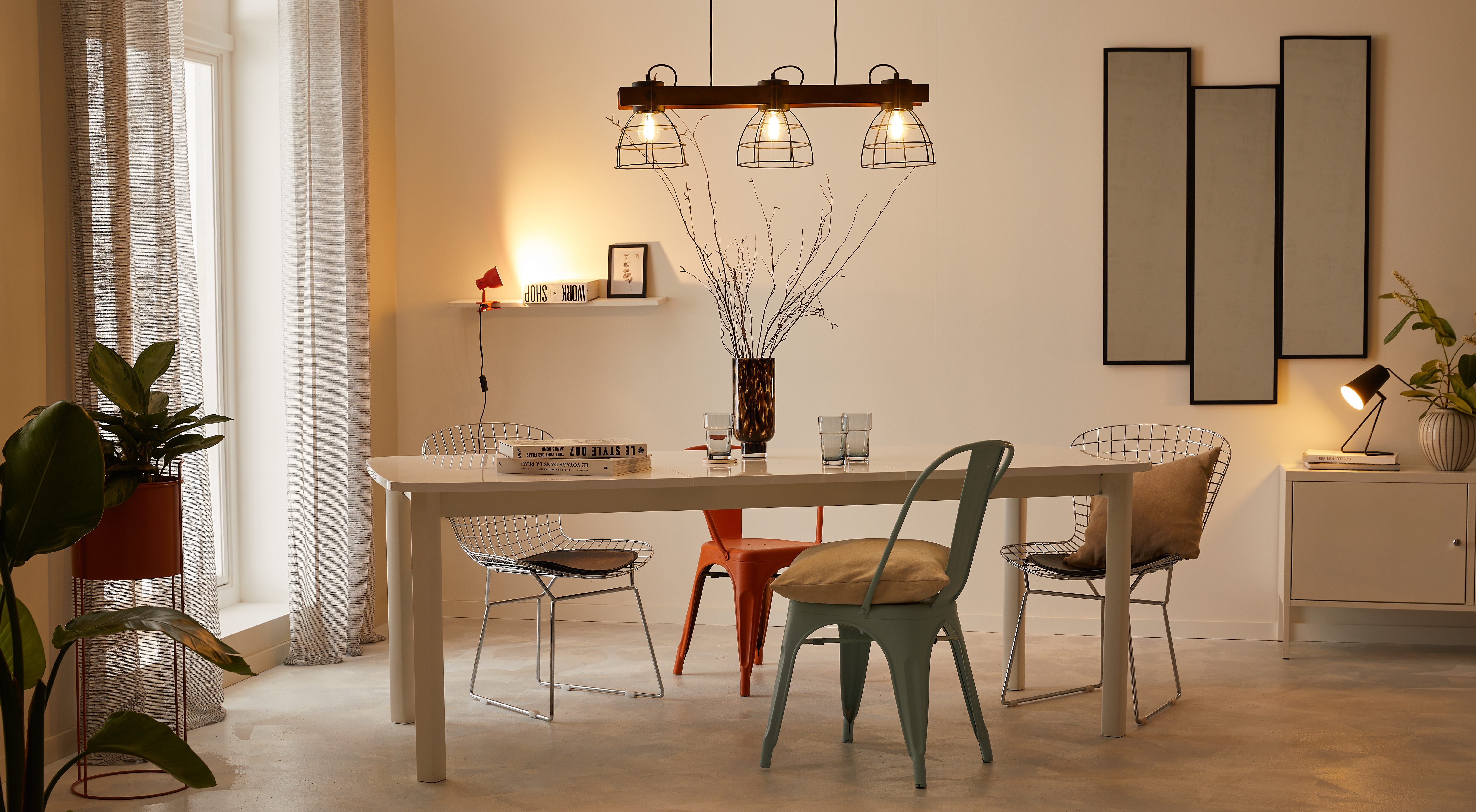 Lustro Atelier 30 x 110 cm czarne Inspire - 14