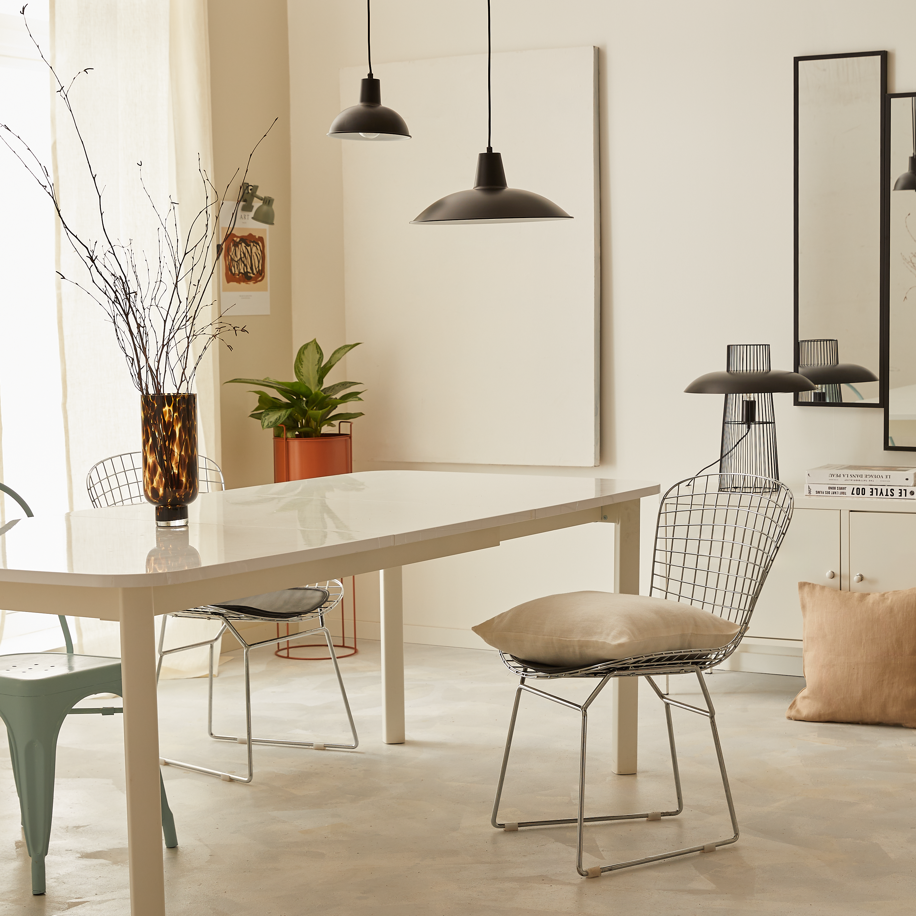 Suspension Utea fer, noir, Diam.38 cm INSPIRE, E27 - 2