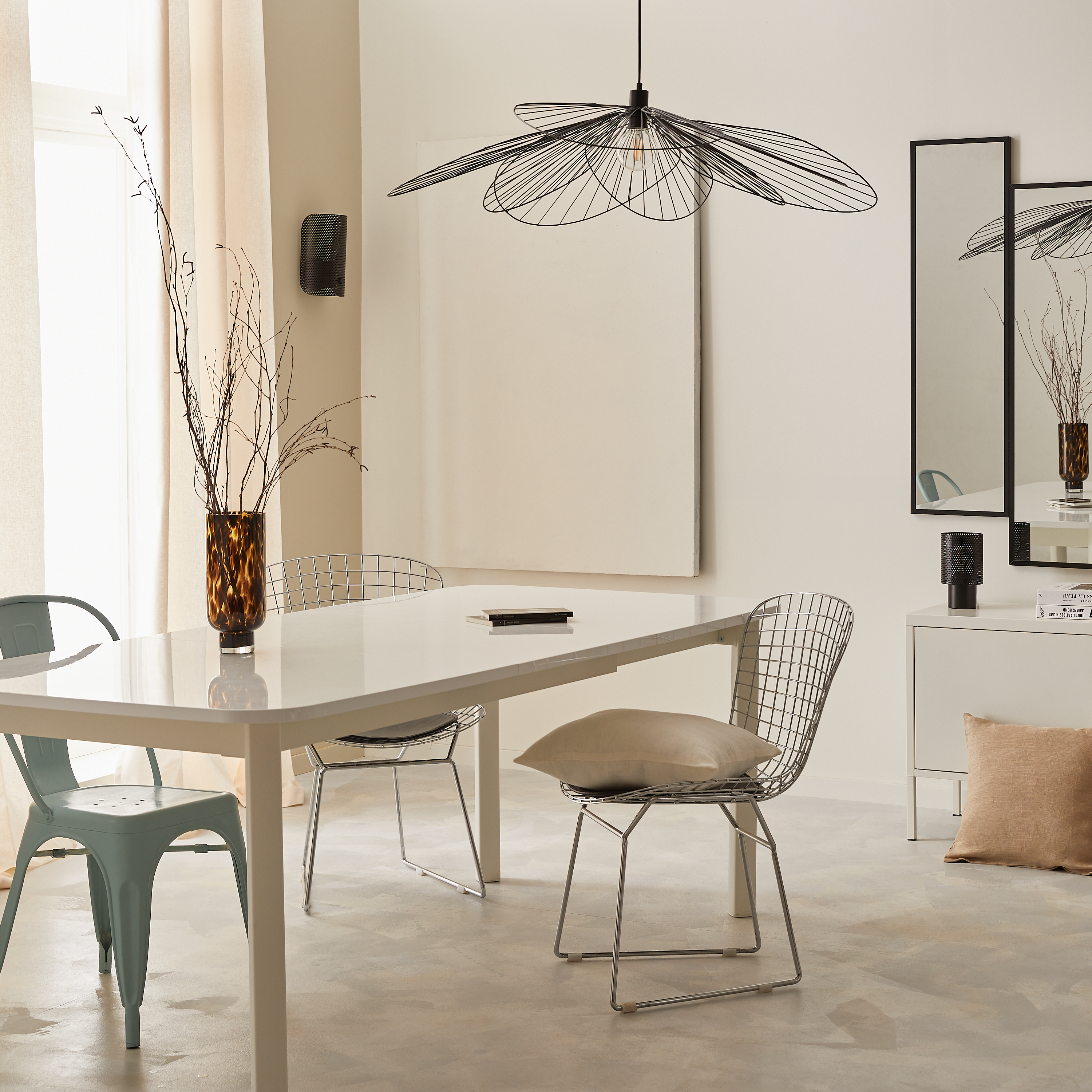 Lampa wisząca Bamako czarna E27 Inspire - 4