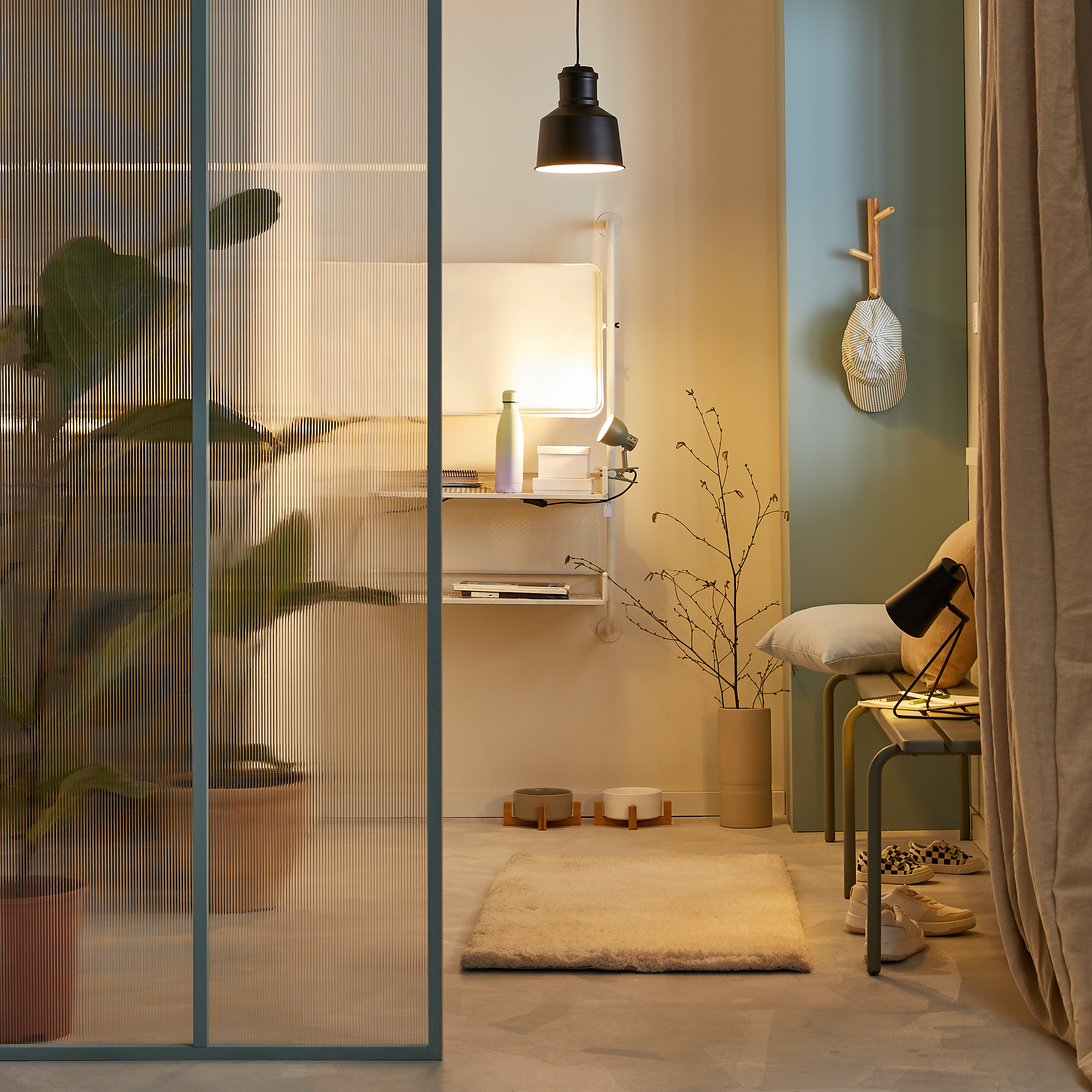 Cortinado fita e/ou presilha blackout Danae 200x280cm natural Inspire - 13