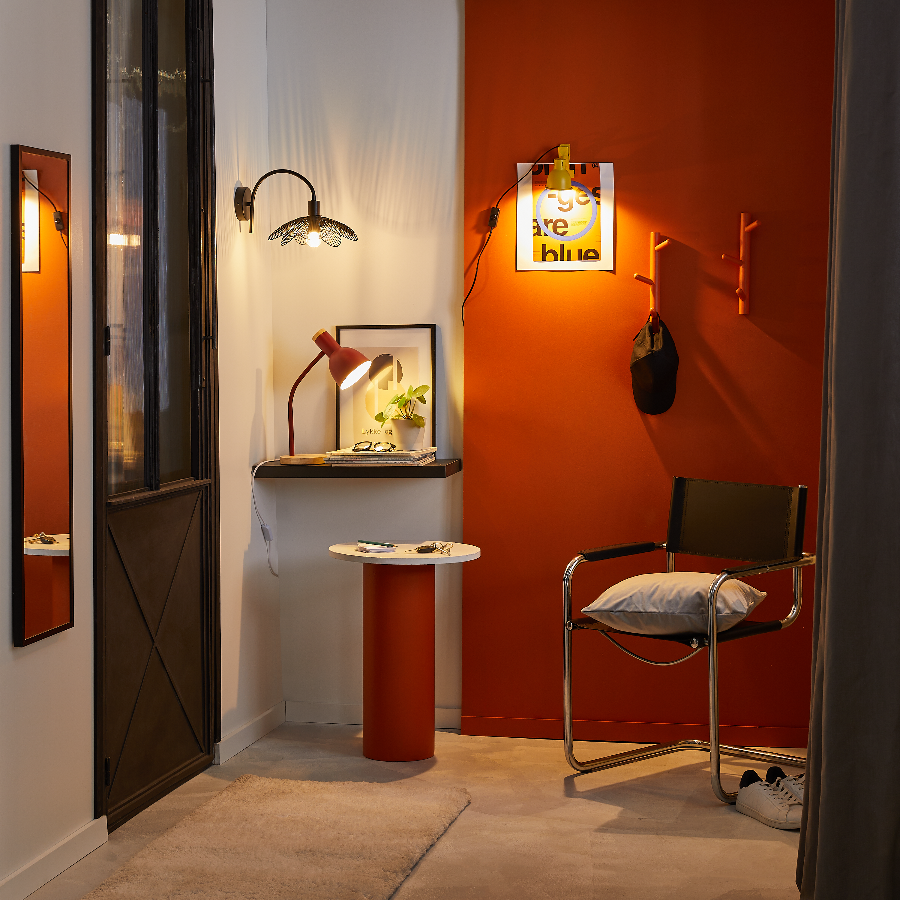 Fronha almofada Tony 45x45cm cinza Inspire - 8