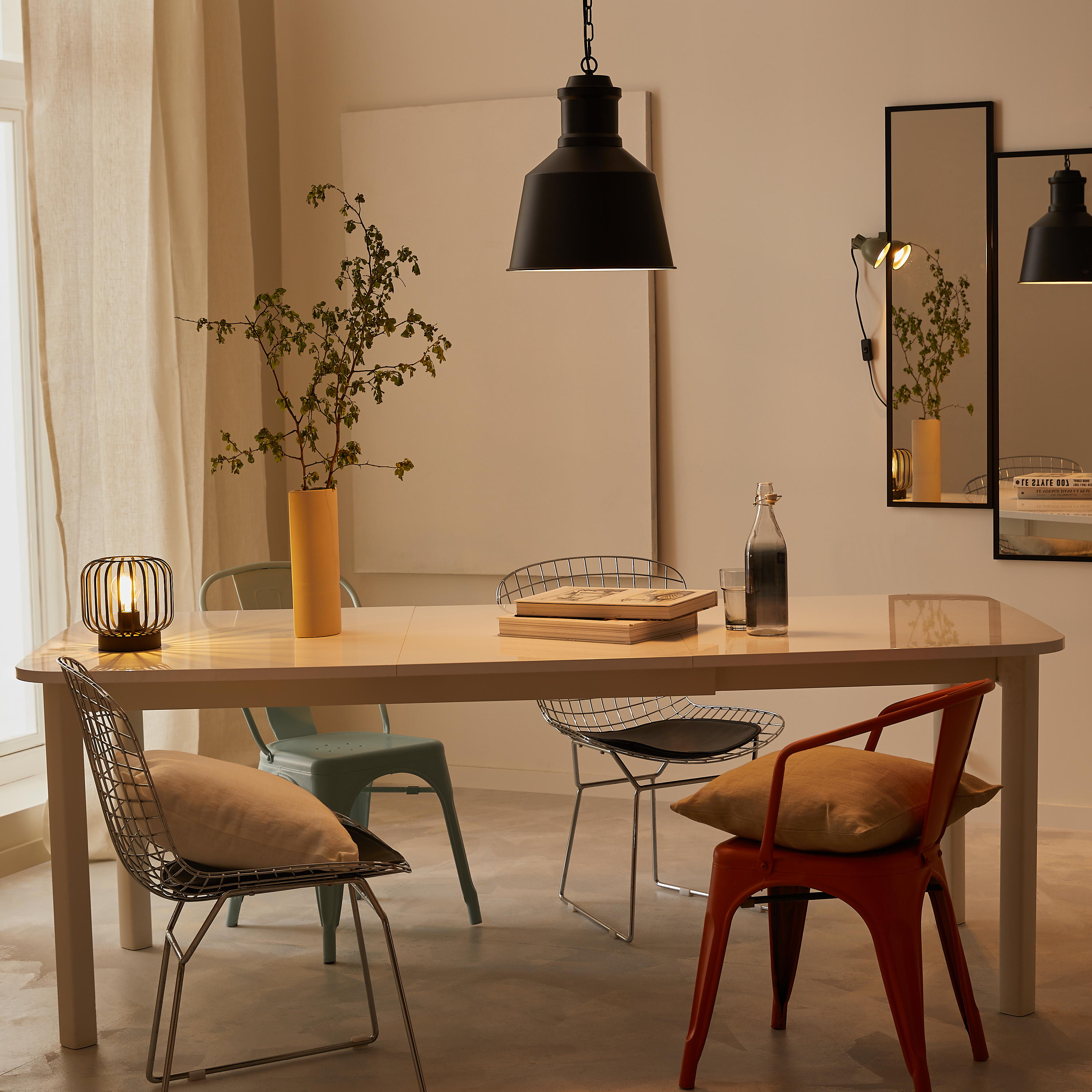 Cortinado ilhós Kalpe 140x280cm branco Inspire - 13