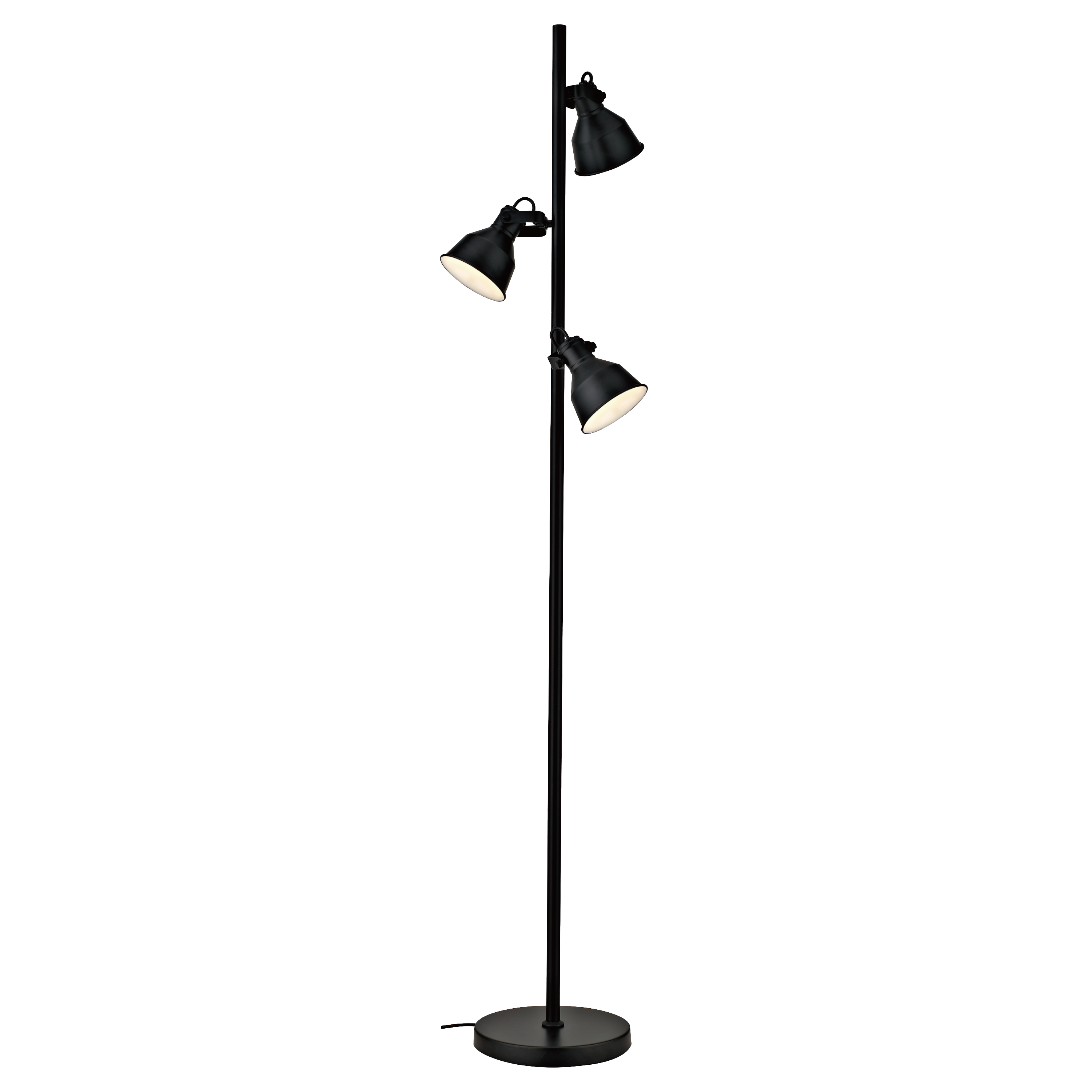 Lampa podłogowa Ezio czarna 3 x E14 Inspire - 8