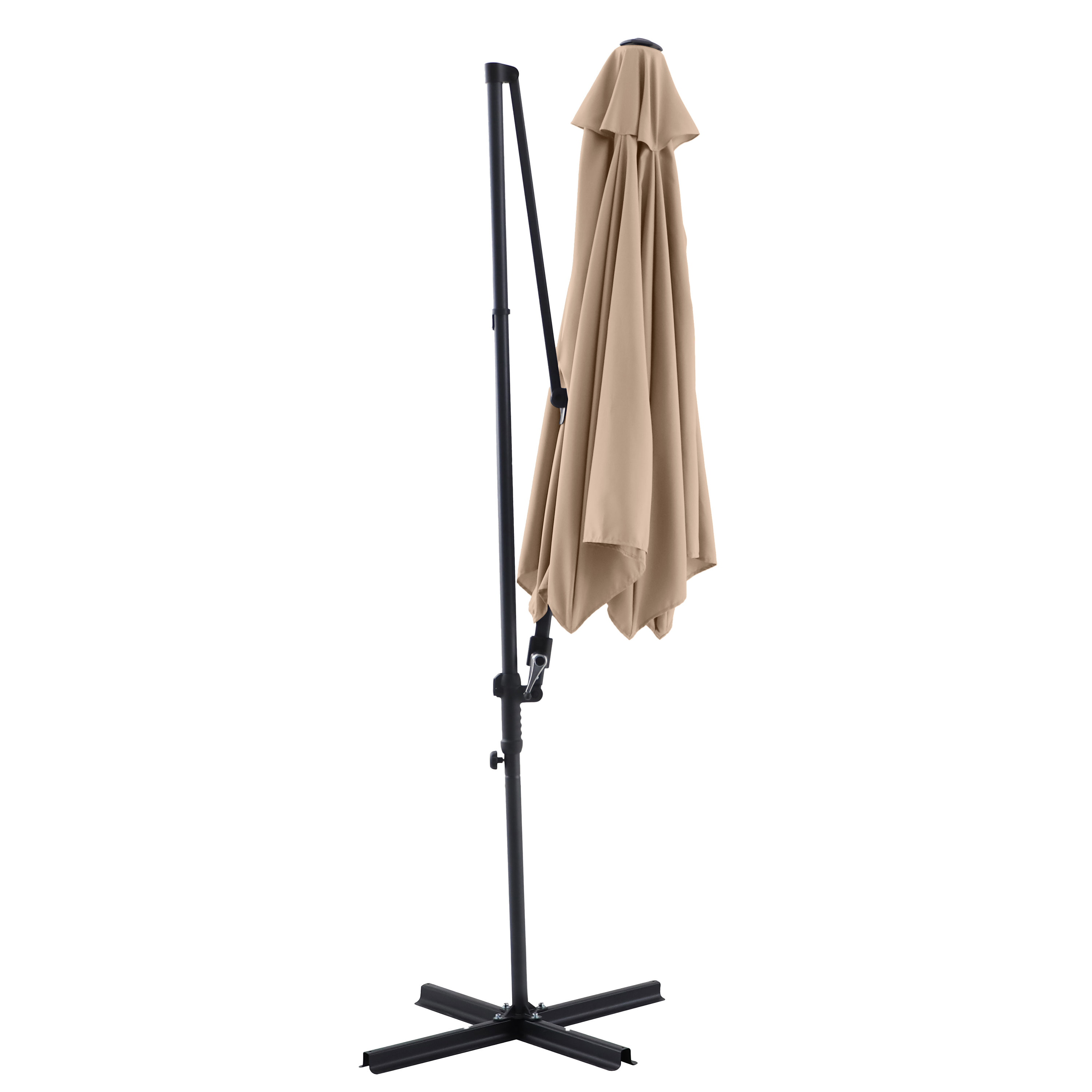 Parasol ogrodowy boczny Polar II 290x290x235 cm beżowy Naterial - 5