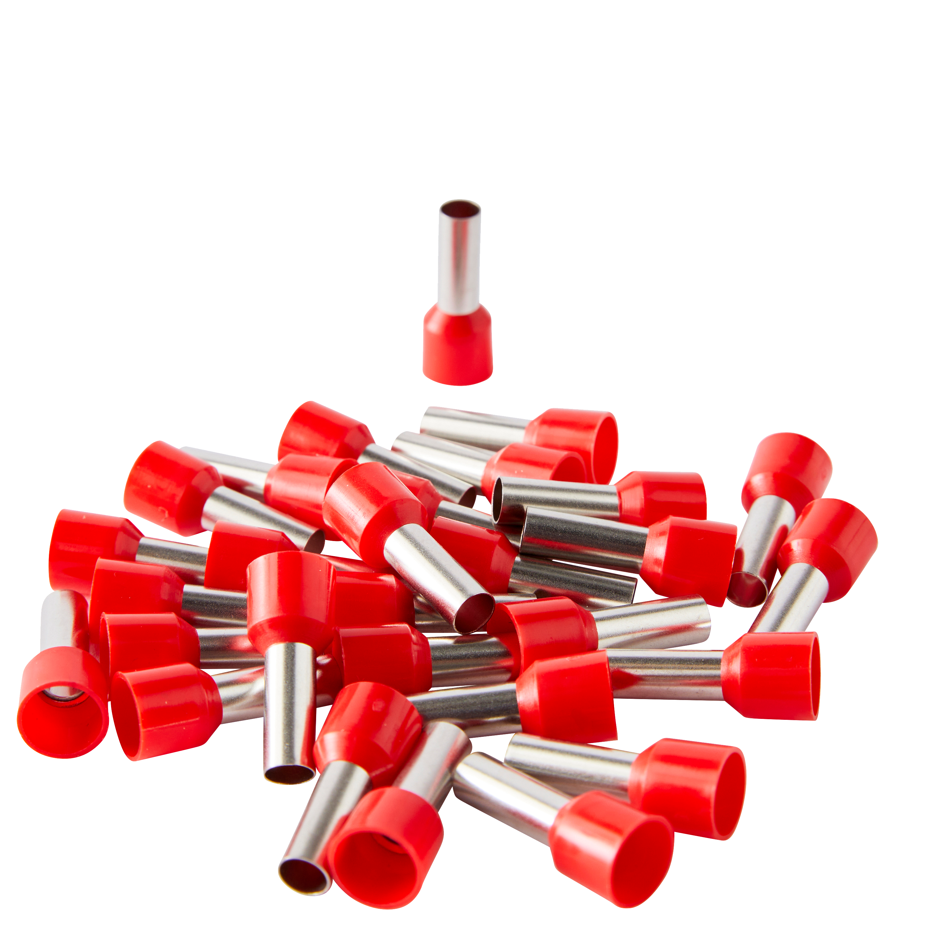 50 terminales punta hueca 10mm lexman - 2