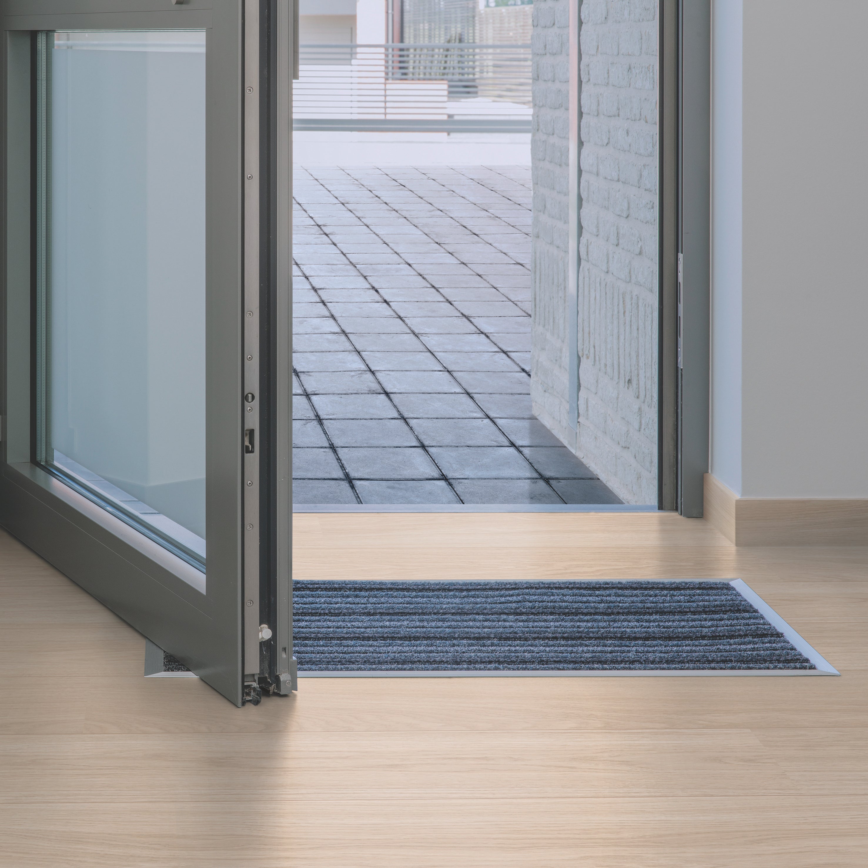 Paillasson noir l.47.8 cm x L.79 cm, Sens by Quick-step encastrable - 3