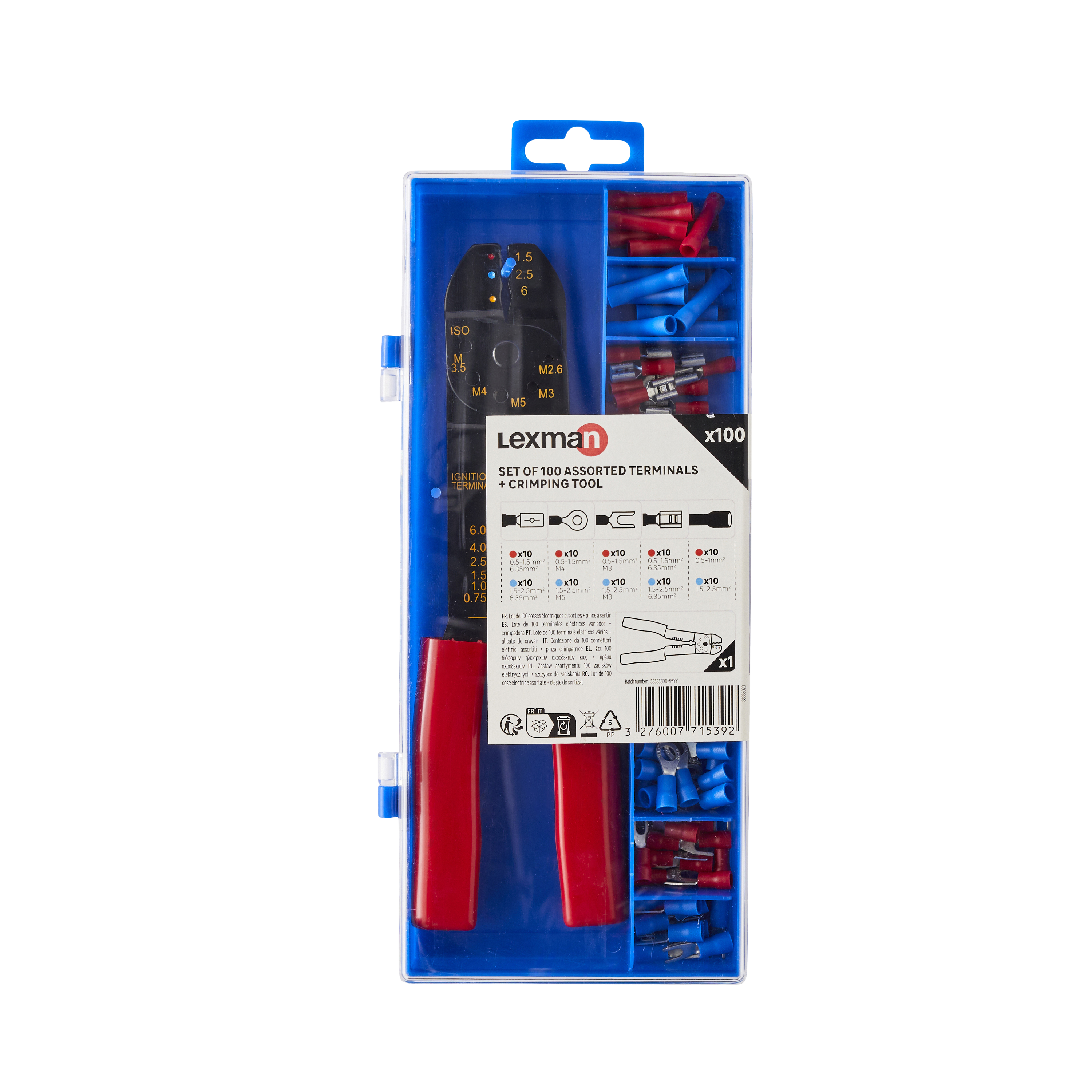 50 terminales horquilla 0.5-1.5/m3 lexman - 10