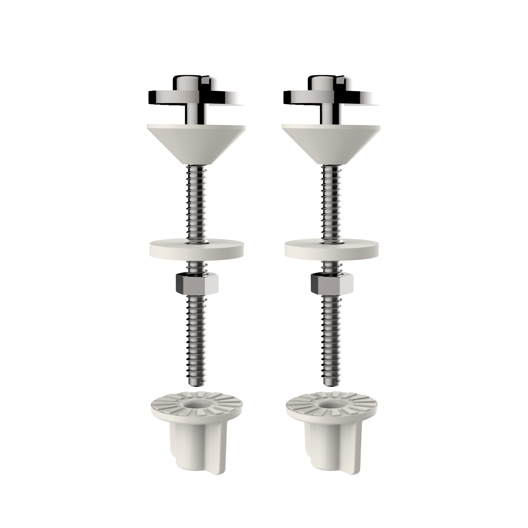Zestaw akcesoriów do mocowania zbiornika WC kompakt 25 mm Equation
