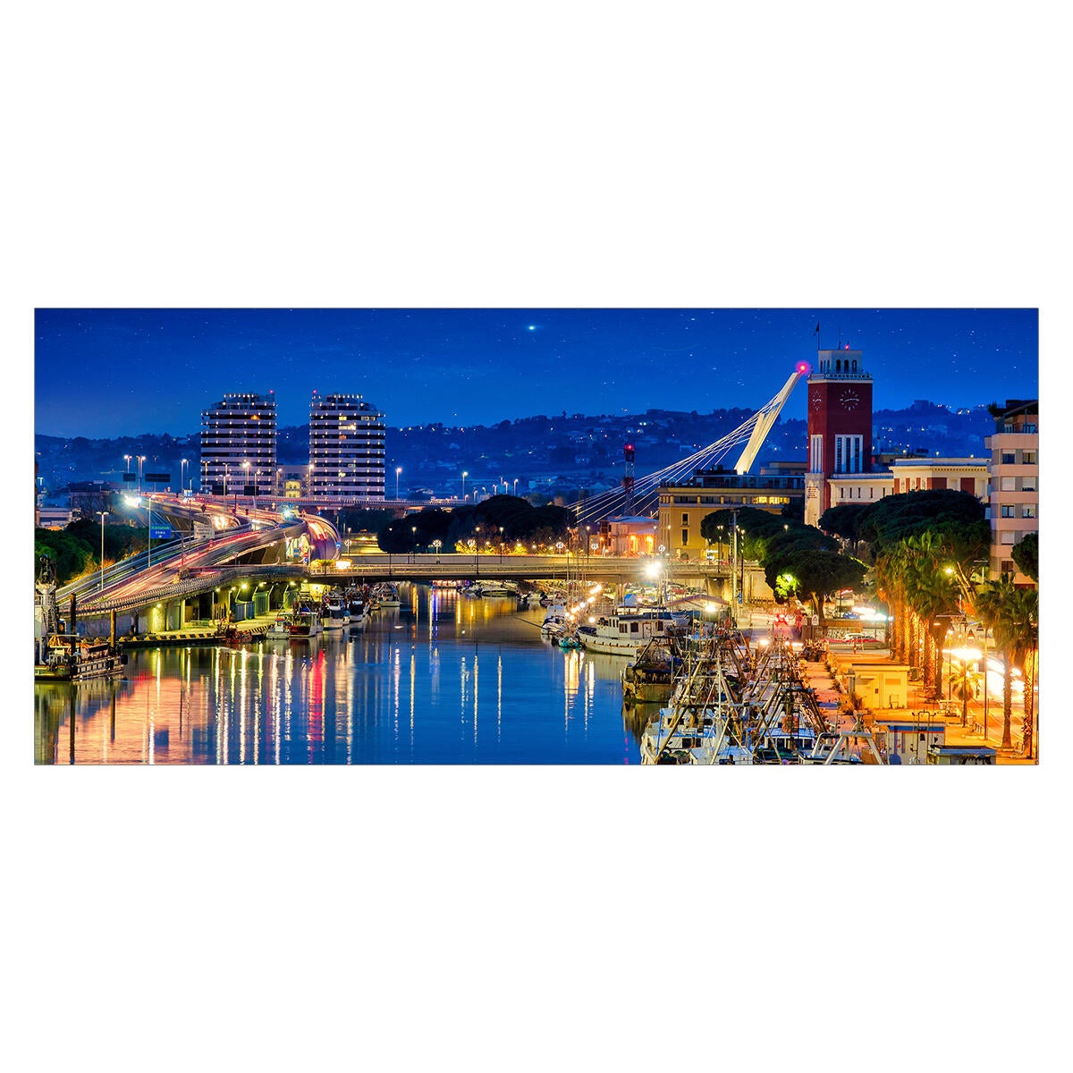 Pescara panorama sera