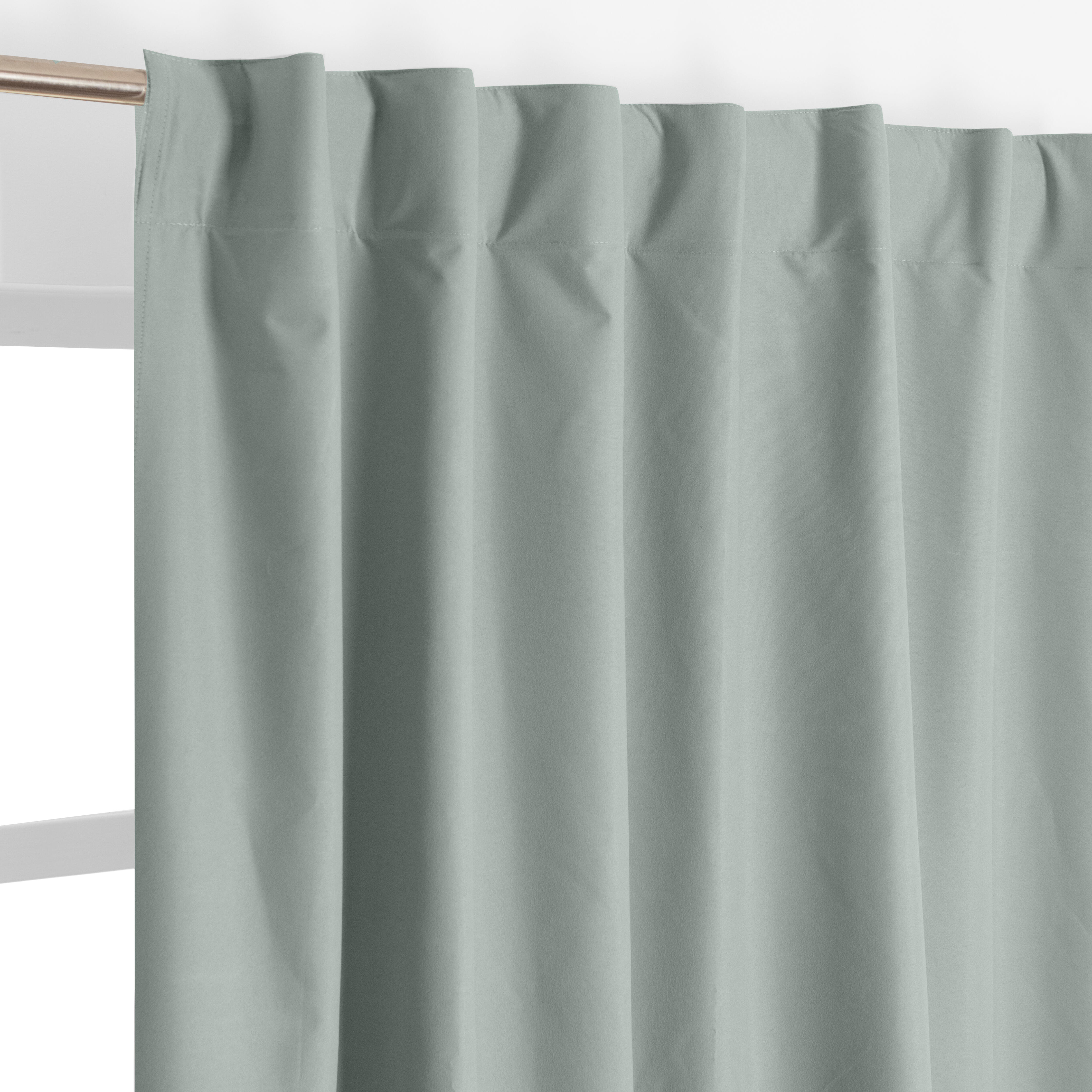 Rideau occultant occultant avec doublure, Occultant 3 in 1, vert H.240 ...