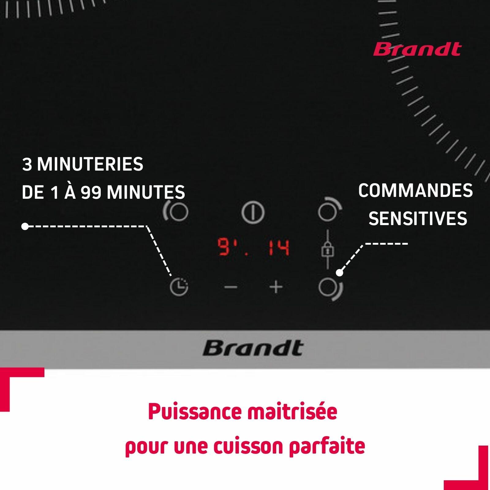 Plaque à  induction 3 foyers BPI6362B NOIR - 6