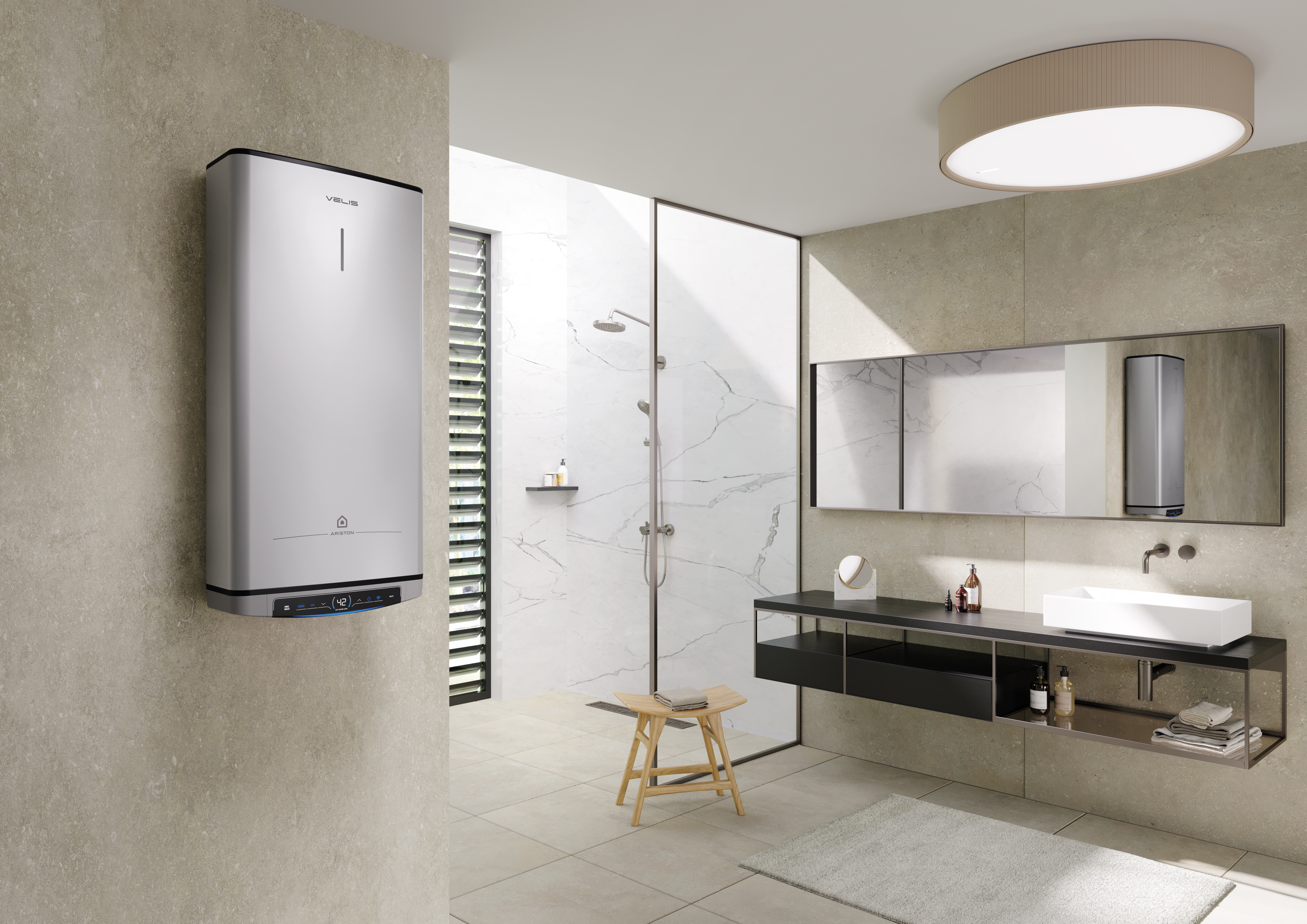 Termoacumulador inteligente ARISTON VELIS TECH DRY 100LT G+ - 5