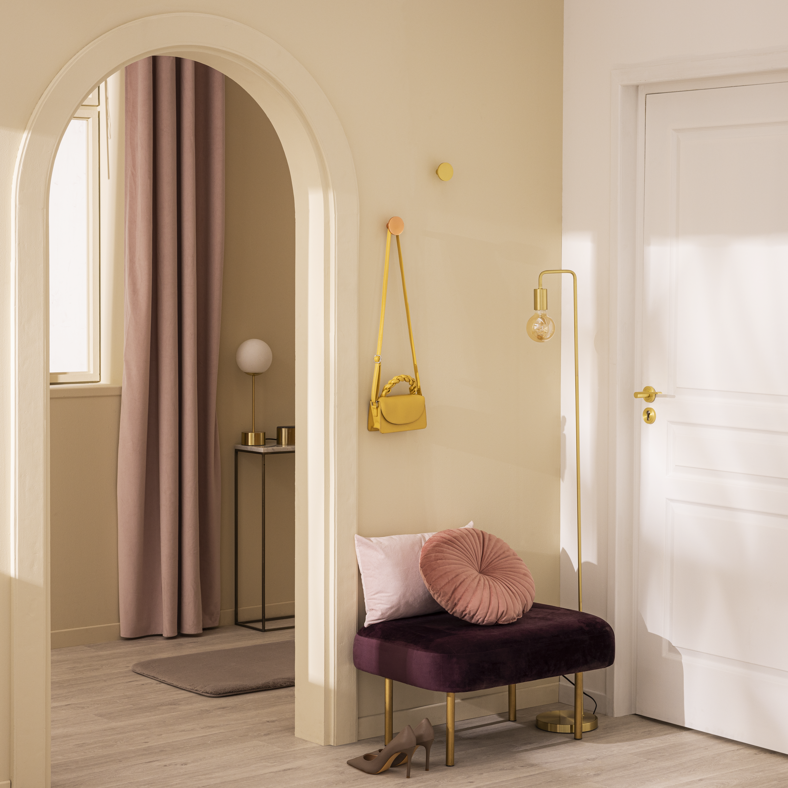 Candeeiro de pé E27 149 cm alumínio Inspire Lina - 8