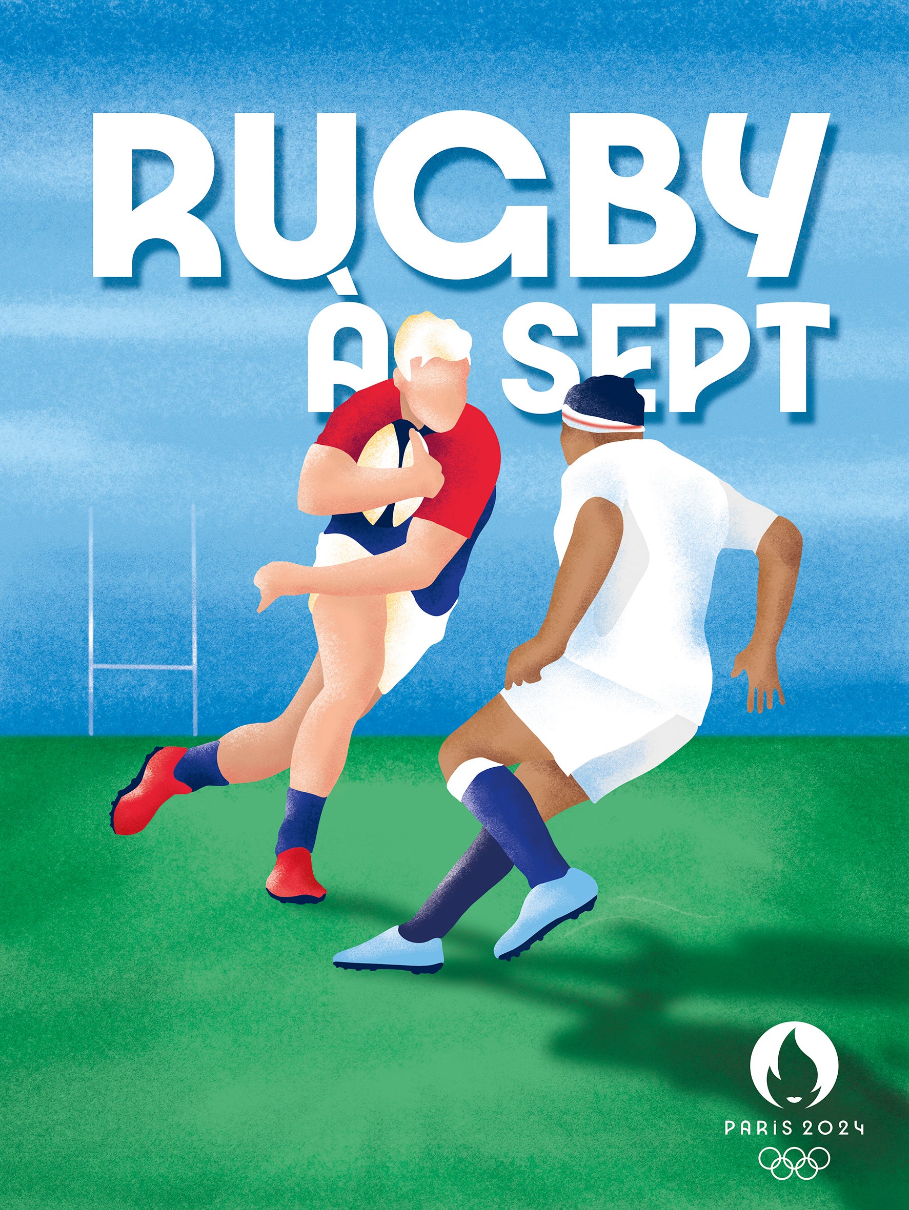 Affiche Rugby l.30 x H.40 cm | Leroy Merlin