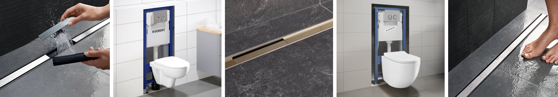 Wanny asymetryczne GEBERIT