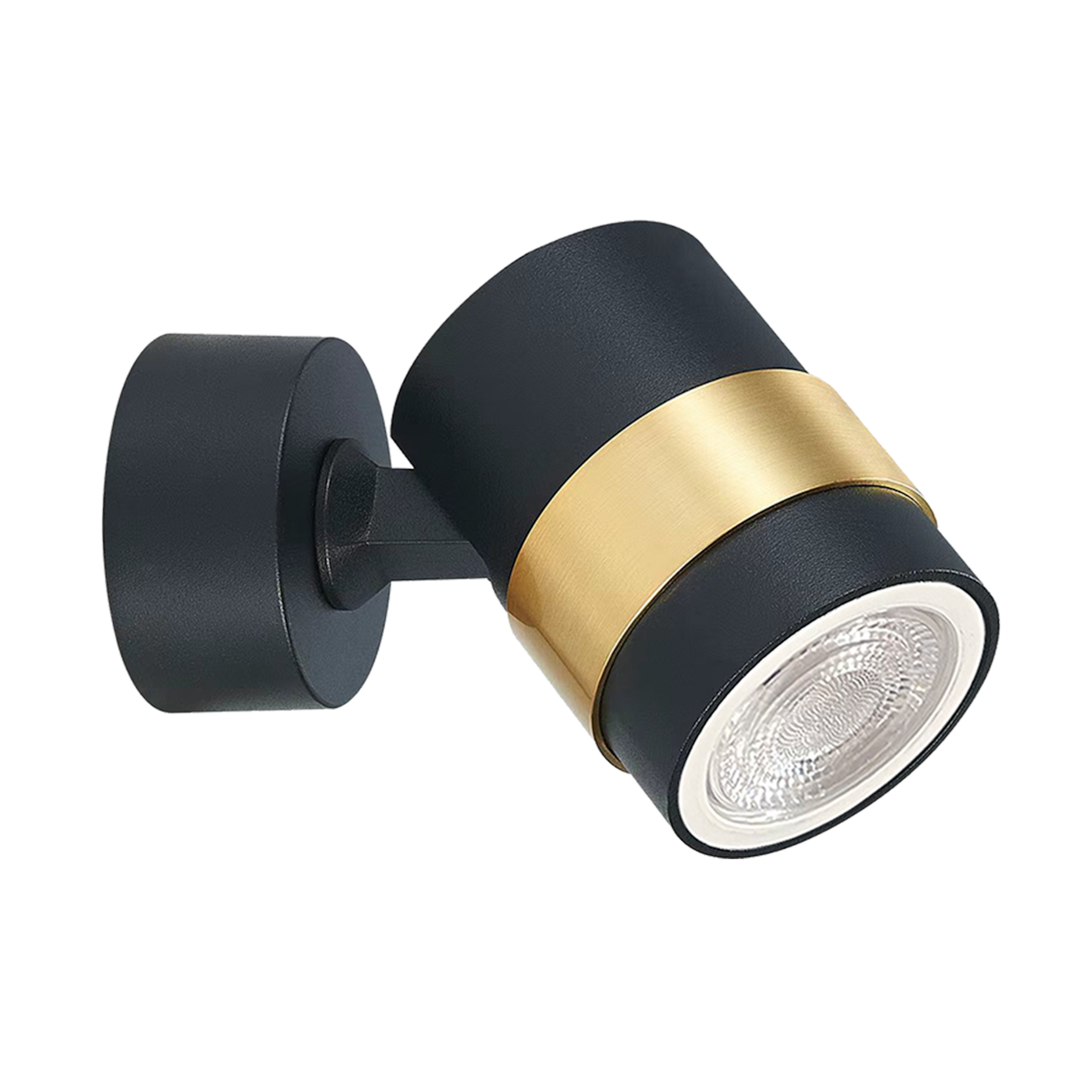 Reflektor Anillo czarno-złoty GU10 Light Prestige