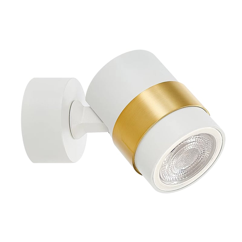 Reflektor Anillo biało-złoty GU10 Light Prestige