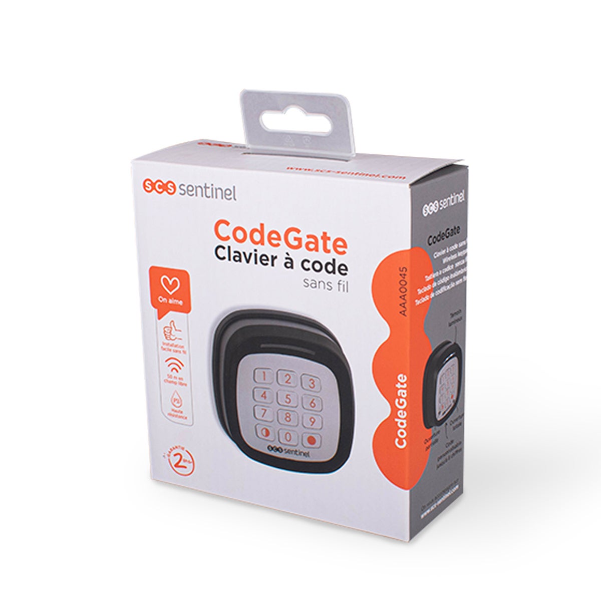 Clavier à code sans fil pour motorisation de garage, SCS SENTINEL - 5