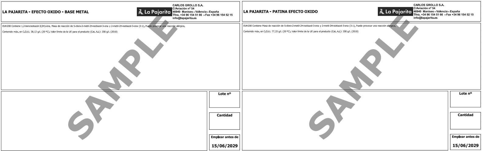 Kit 3 pinturas óxido hierro La Pajarita 250ml hierro - 9