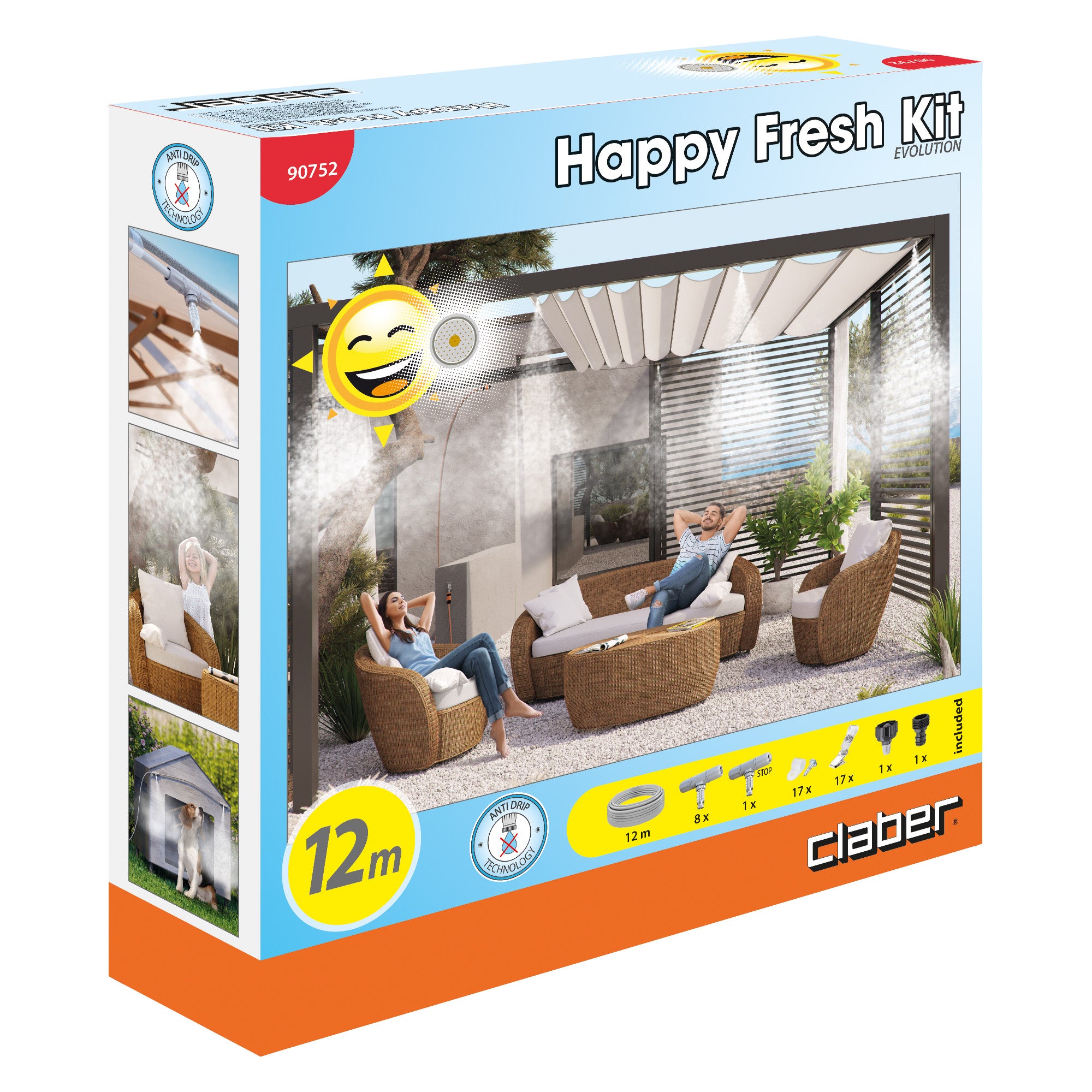 Kit nebulizzatore CLABER HAPPY FRESH - 6