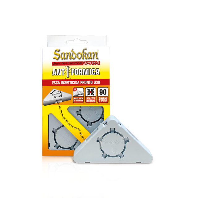 Trappola gel per formiche SANDOKAN, 6 pezzi