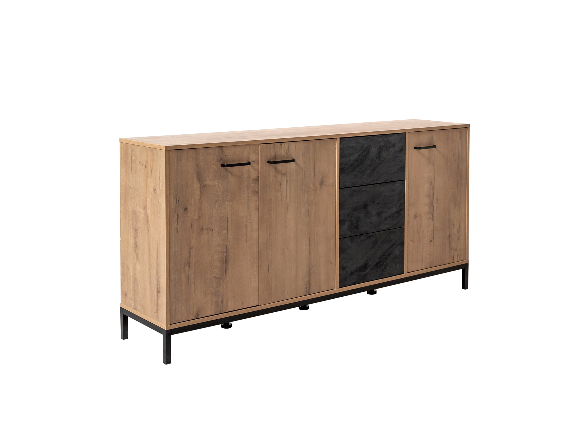 Aparador paris 85x180x40 cm roble