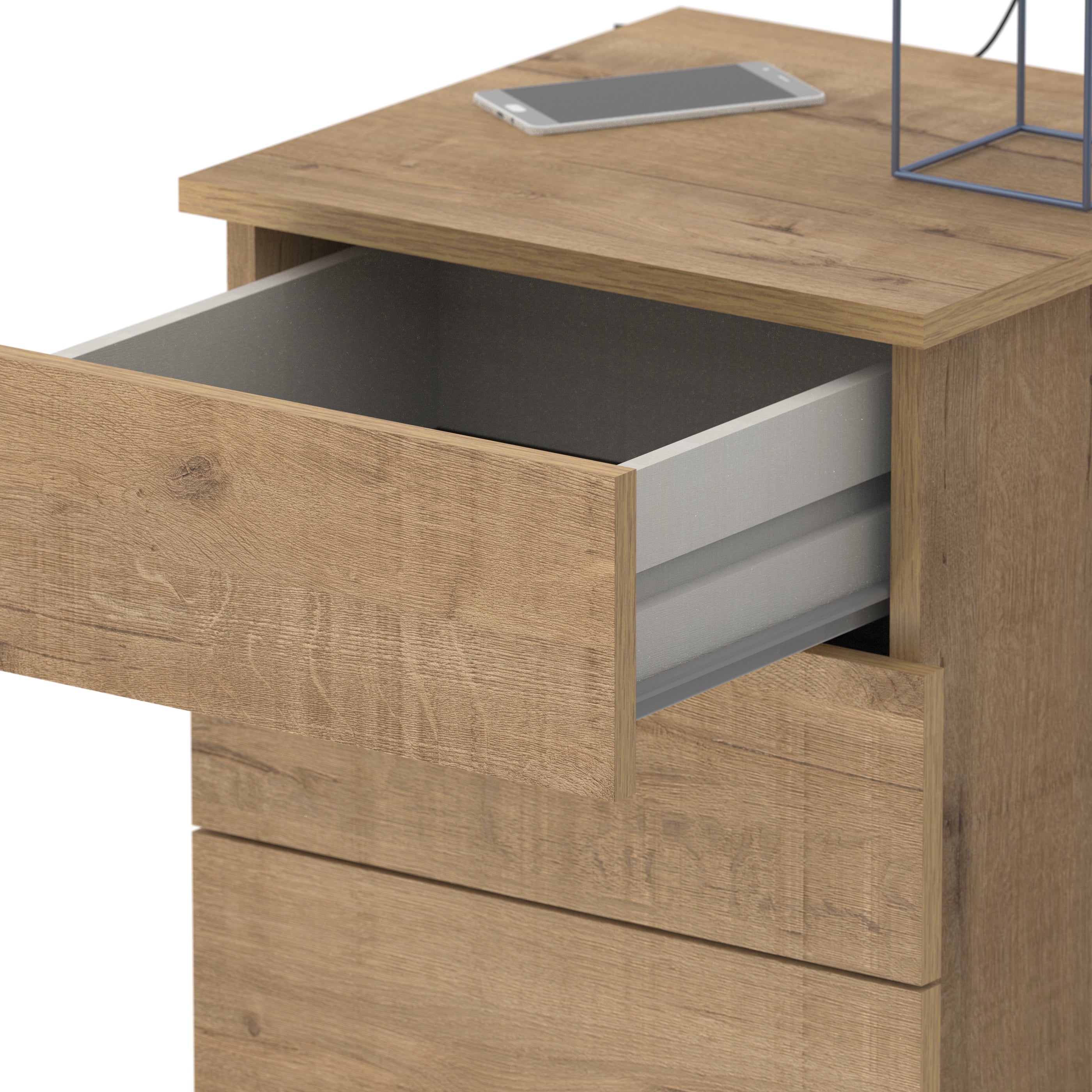 Mesita de noche Dana Roble Gold H 48,5 x A 41 x F 40 cm - 4