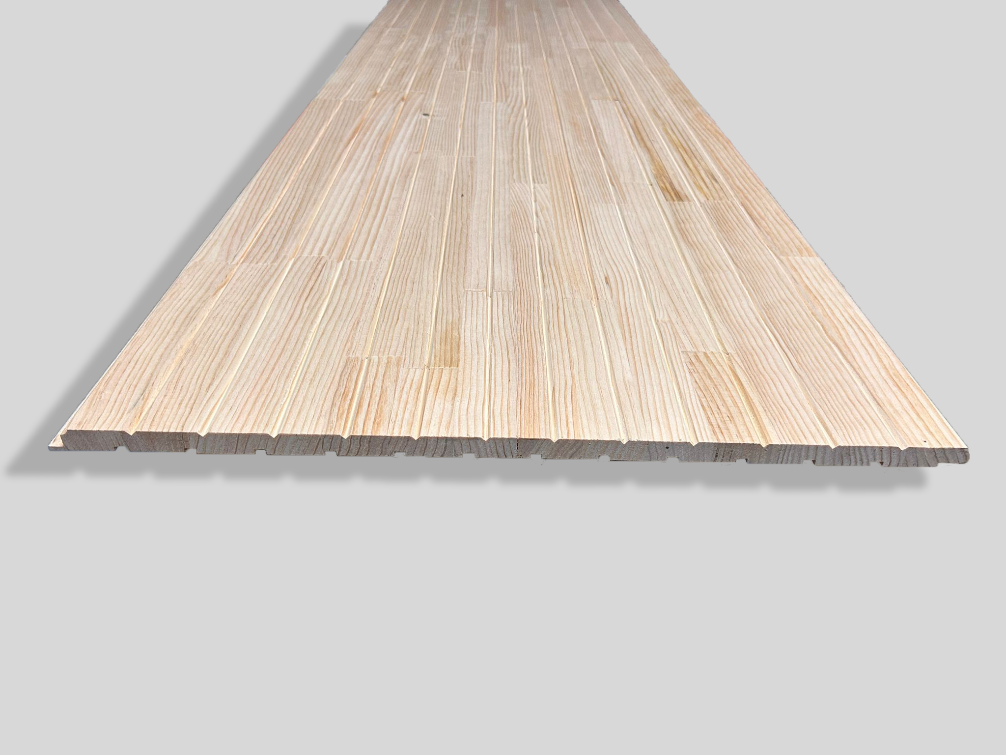 Revestimiento de pared palilleria efecto 3D MADERA pino ranurado de 240x60cm - 6