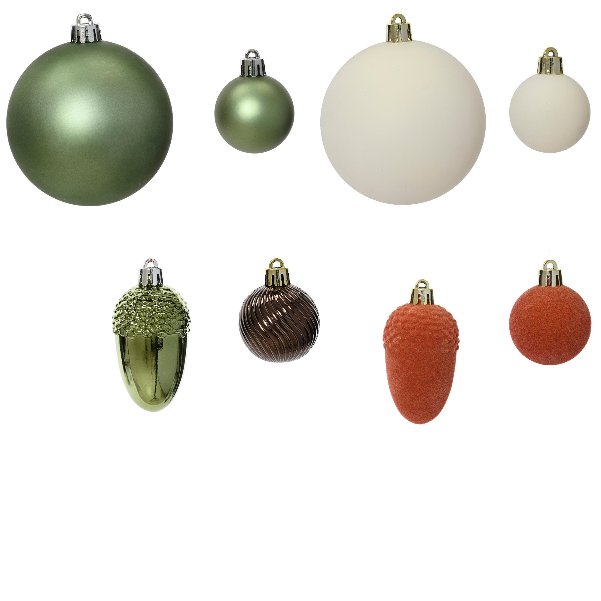 Set de bolas de navidad Nature 28 unidades - 2