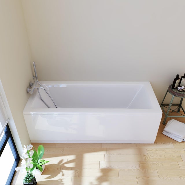 Painel de banheira 160x50x160 cm acrílico branco Sanycces Nerea