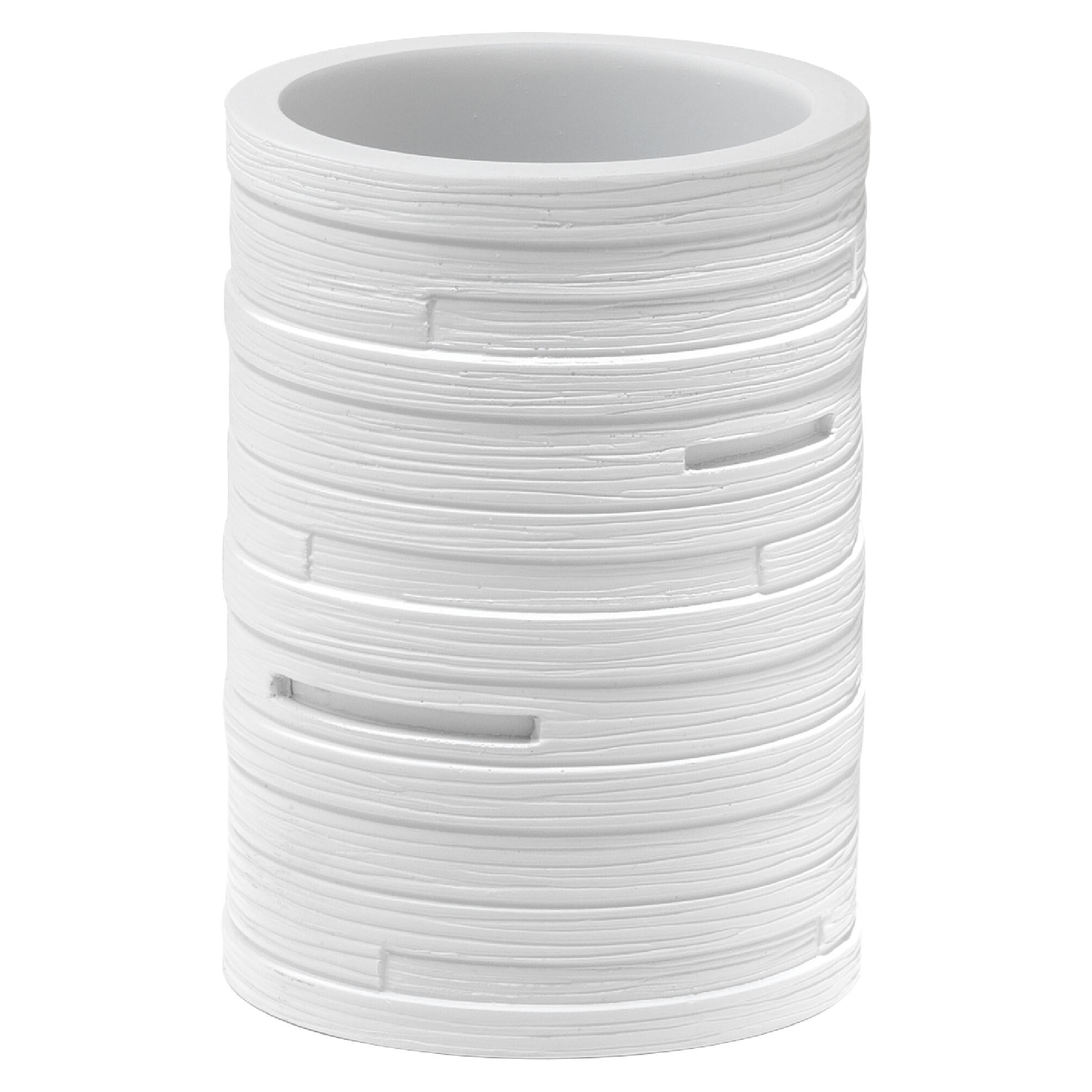 Portacepillos helen blanco de resina