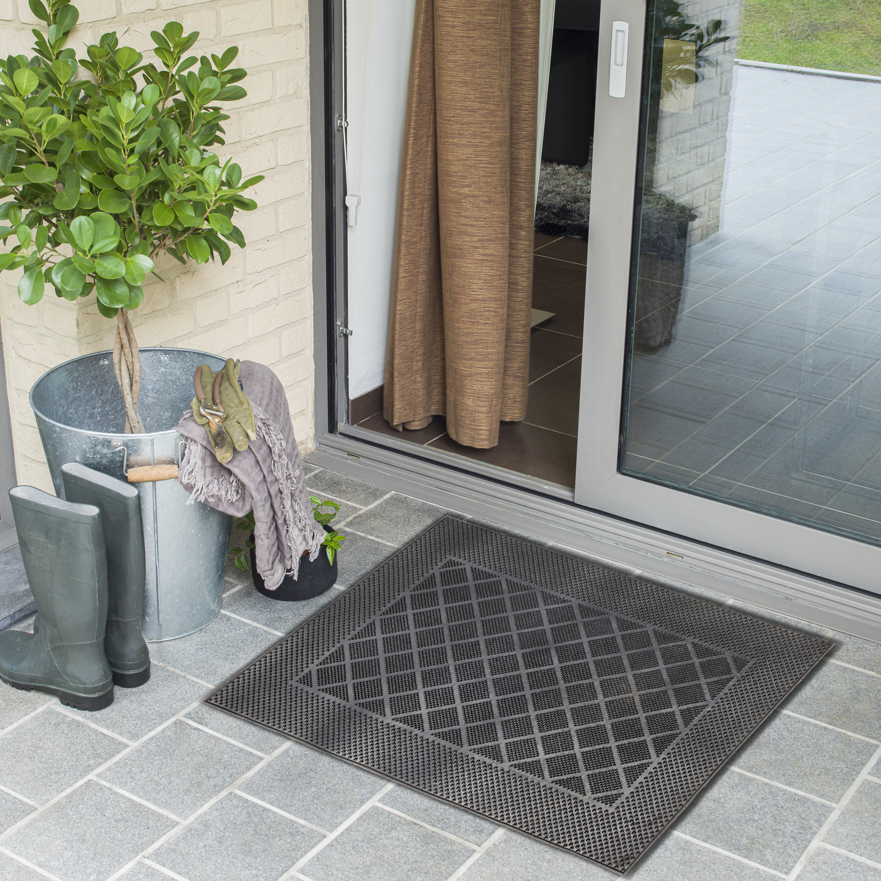 Paillasson en coco l.60 cm x L.90 cm - 2