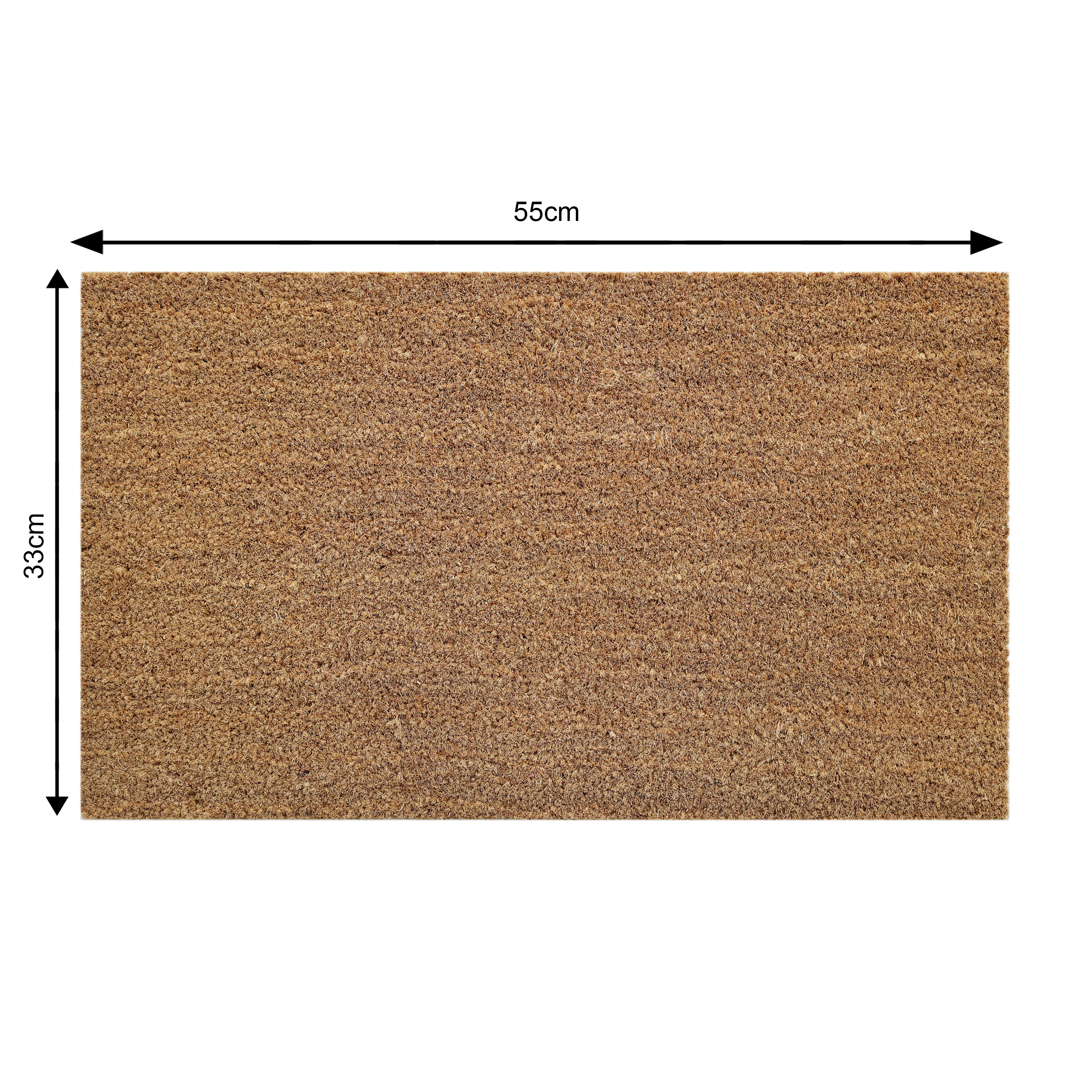 Tapete de entrada fibra natural Lucius 33x55cm Inspire - 4