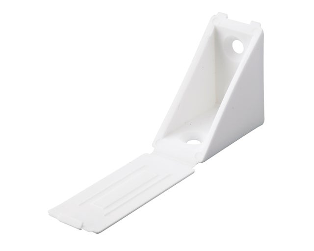 Raccord d'angle plastique blanc 31 x 31 x 24 mm 12 pièces - HETTICH