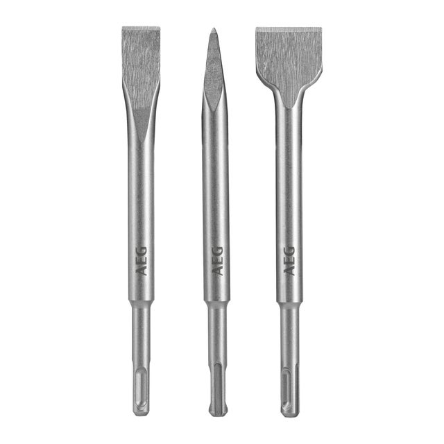 Set 3 burins SDS Plus - AEG 