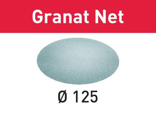 Festool Netzschleifmittel Granat Net | D125, Körnung P150 | 50 Stück Packung | Für Staubende Materialien Mit Absaugung