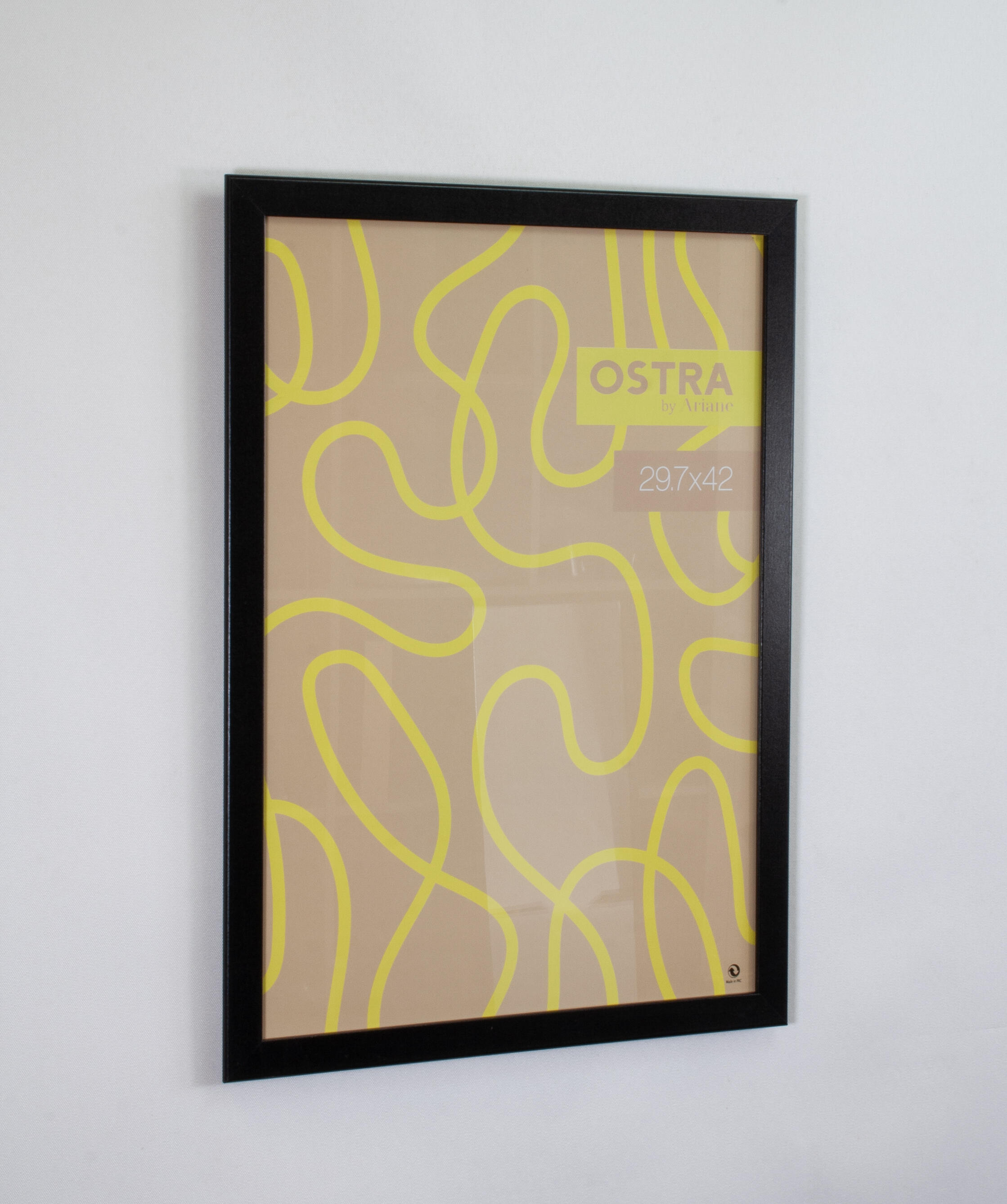 Cadre Ostra, H.50 x l.40 cm noir, ARIANE - 5