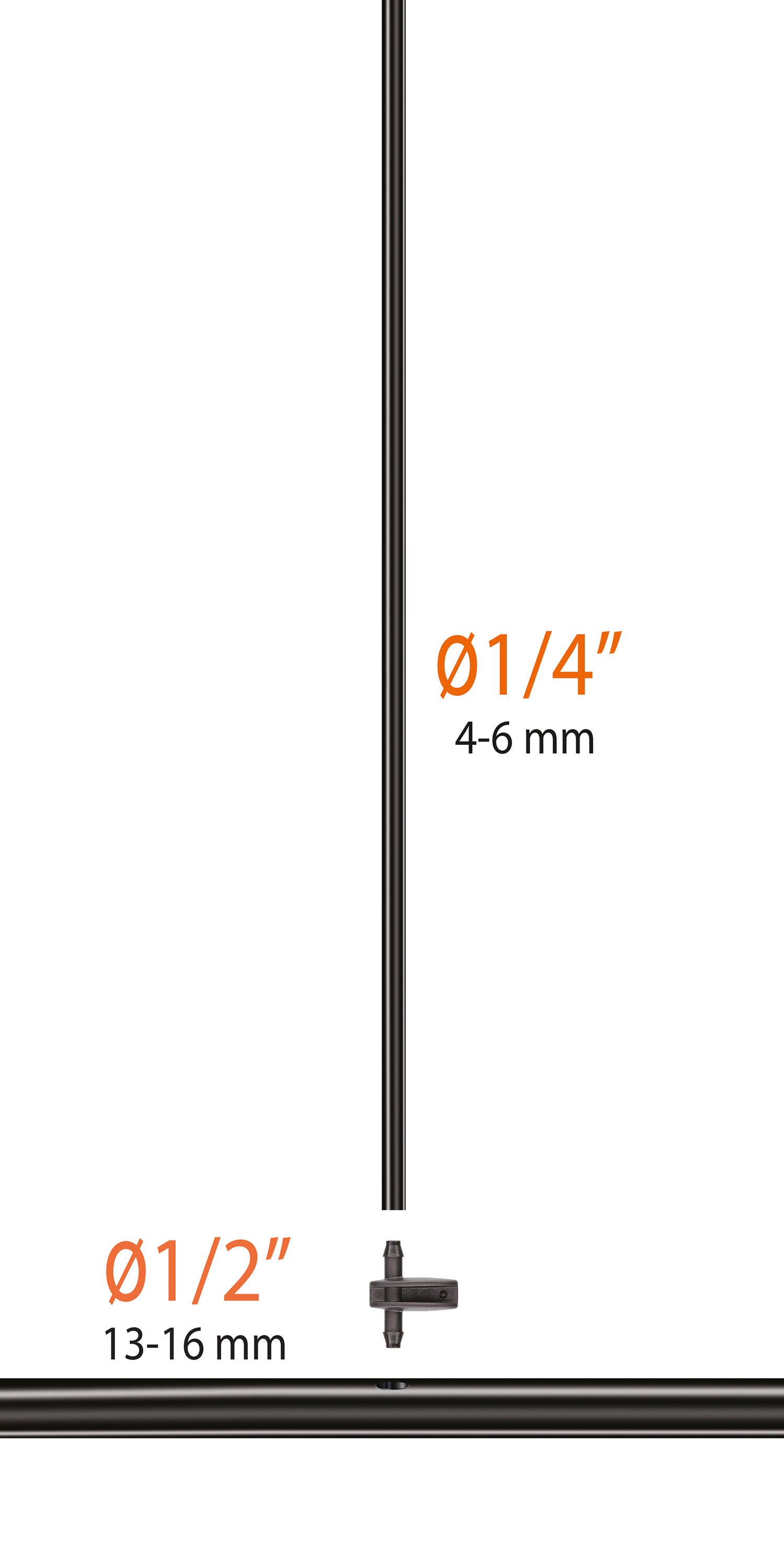 Collettore a 2 uscite per irrigazione CLABER a 2 vie in abs adatto a tubi di ⌀ 6 mm, 10 pezzi - 6