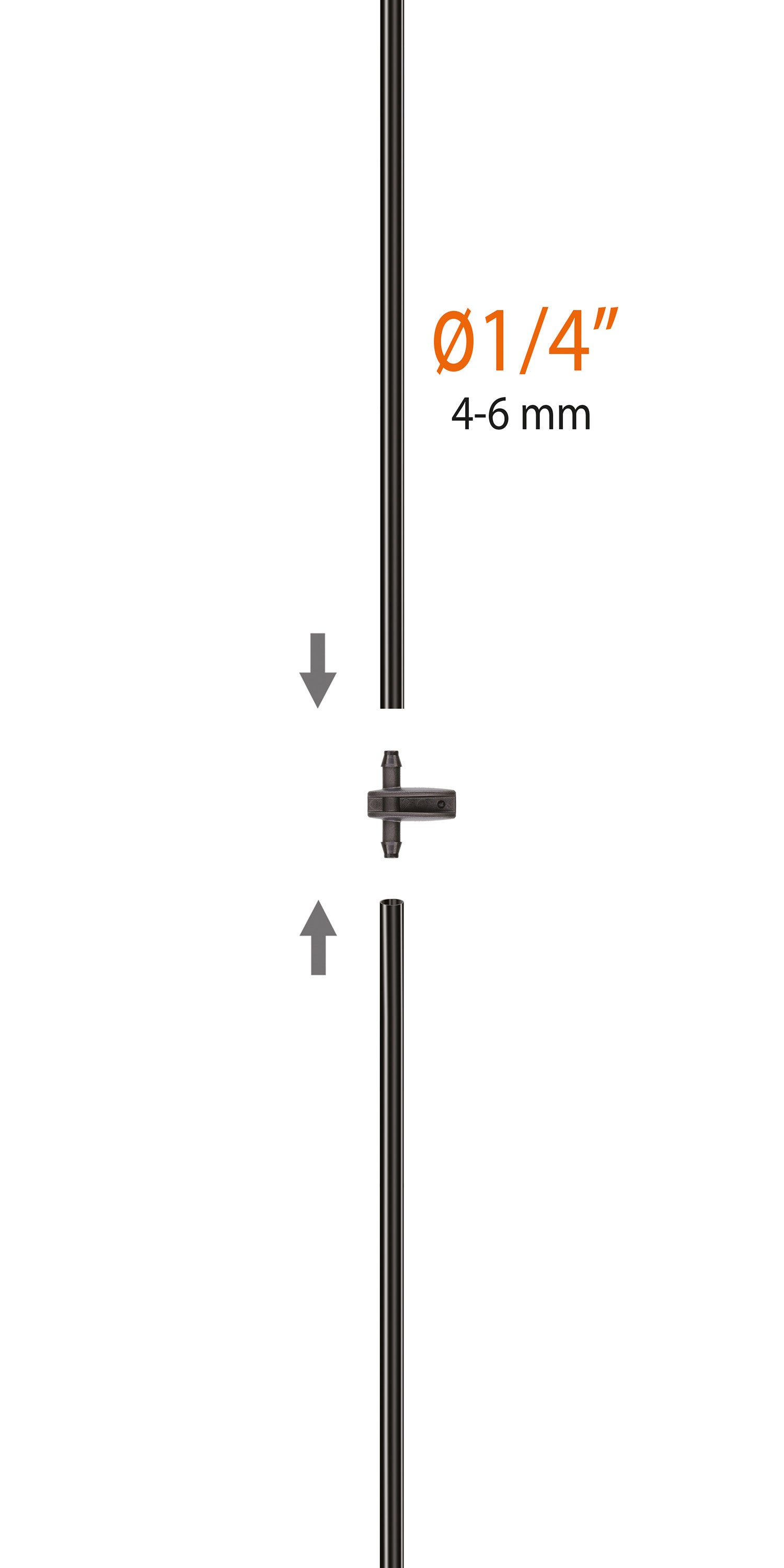 Collettore a 2 uscite per irrigazione CLABER a 2 vie in abs adatto a tubi di ⌀ 6 mm, 10 pezzi - 5