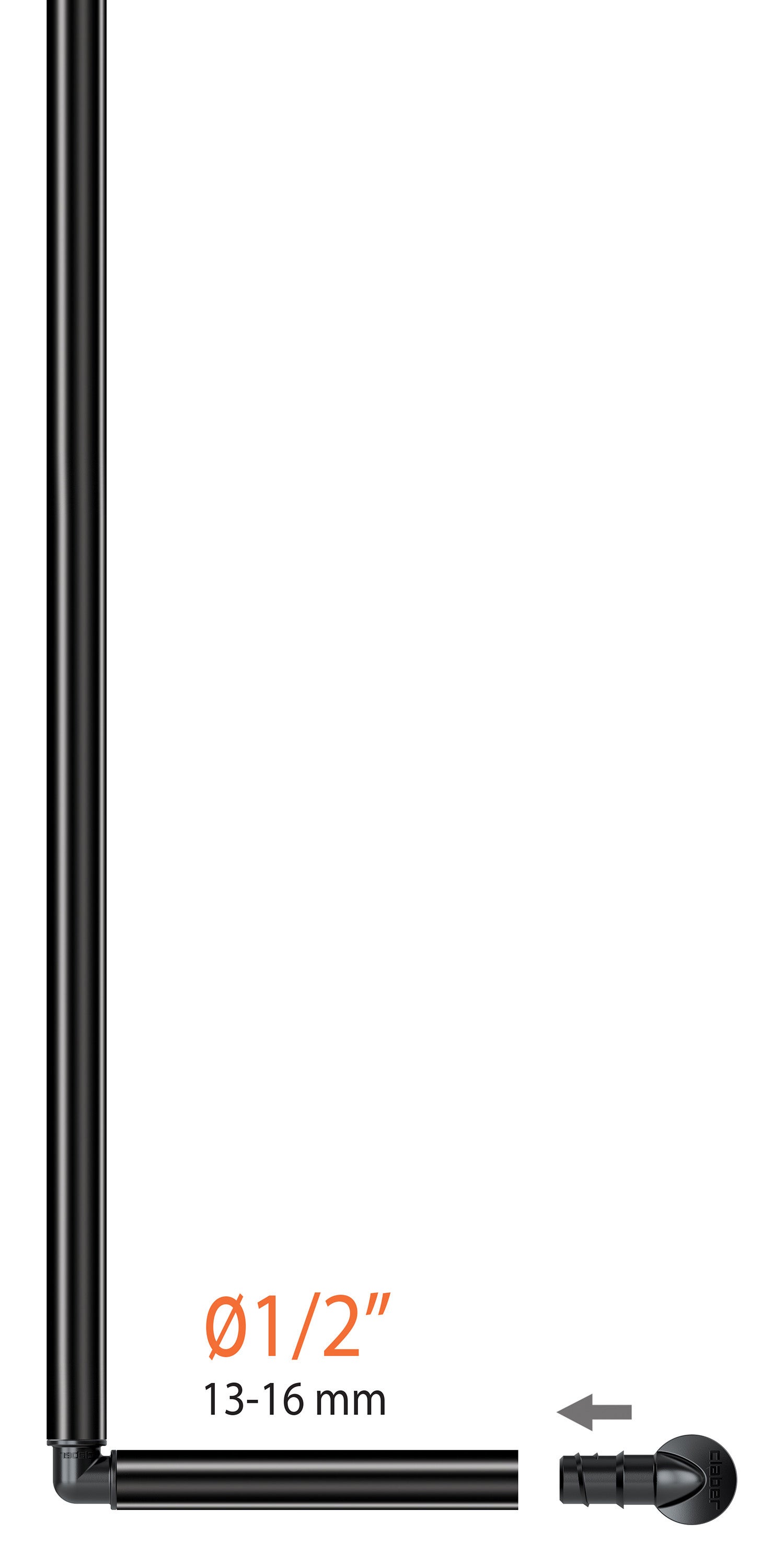 Tappo per irrigazione CLABER fine in abs adatto a tubi di ⌀ 16 mm, 4 pezzi - 5