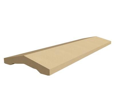 Couvre mur 2 pentes ton pierre L.100 x l.25 cm - WESER