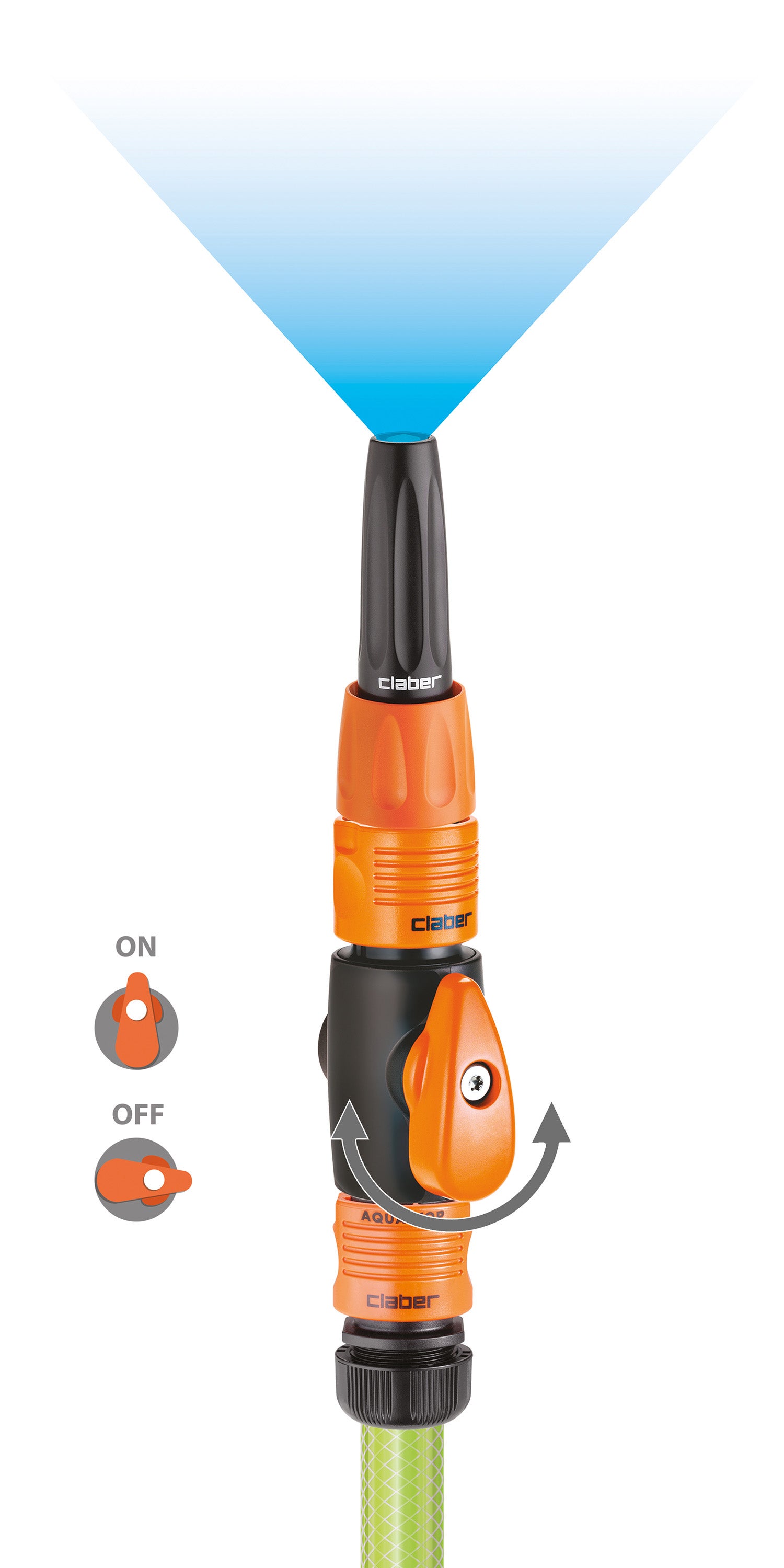 Raccordo per rubinetto in abs CLABER 8601 1 via F - 4