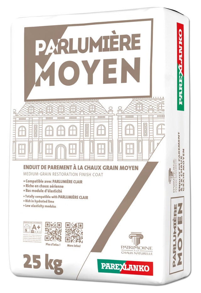ENDUIT PAREMENT PARLUMIERE MOY. J39 25KG