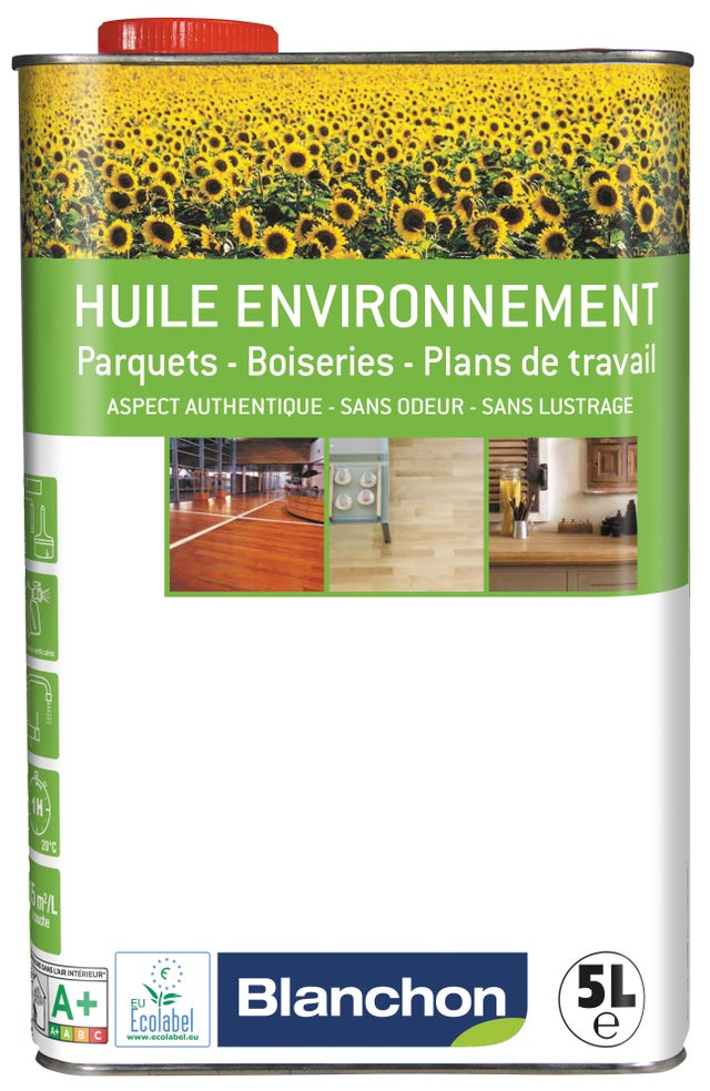 Huile bois environnement teinte naturelle 5 L - BLANCHON