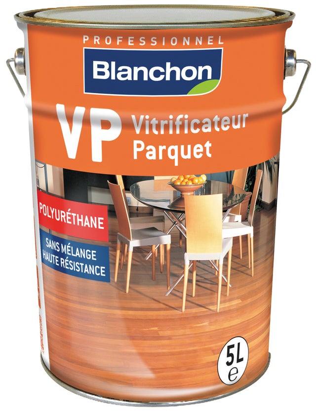 Vitrificateur parquet satiné 5 L VP - BLANCHON