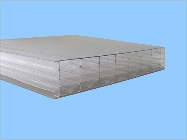 Plaque polycarbonate claire Ep.32 mm L.300 x l.98 cm