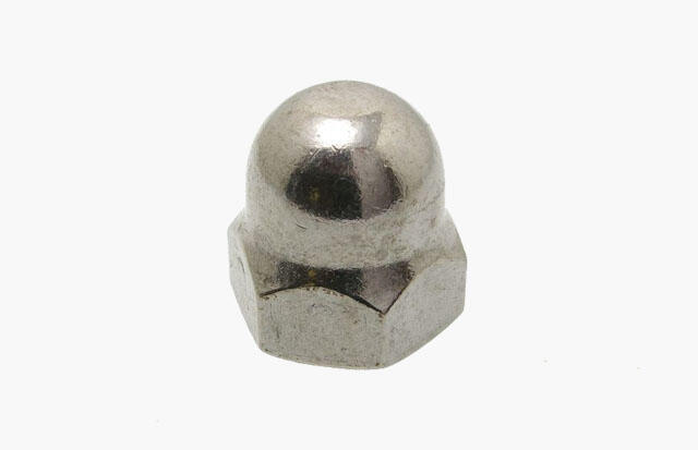 2 écrous Borgnes Diamètre 8 Mm Pour Vélo Vintage – Ancien Stock, Jamais Montés, Pièces D'origine