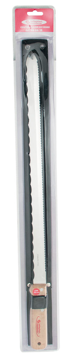 Couteau laine de verre 480 mm + fourreau - TALIAPLAST 