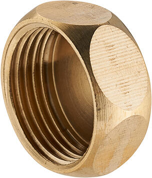 Raccord bouchon femelle F.20X27(3/4'') cuivre à visser - (lot de 2)